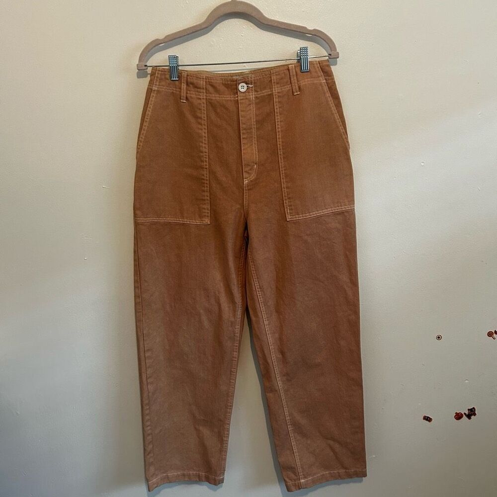 Brixton Brown Ankle Cropped Pants